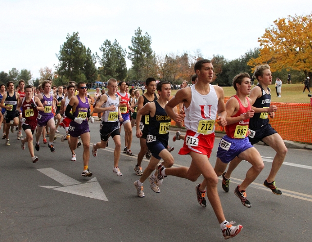 2009 CIF XC Boys D5-012.JPG - 2009 California CIF Cross Country Championships, Woodward Park, Fresno, California
